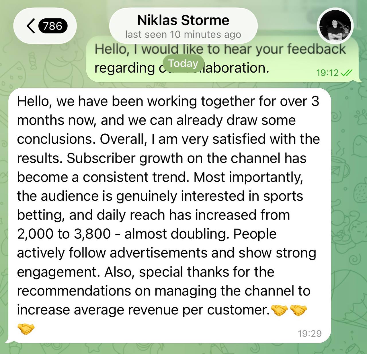 Client review